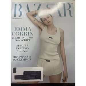 HARPERS BAZAAR Magazine June/July 2024 THE FREEDOM ISSUE Emma Corrin FASHION